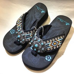 Montana West Bling Sandals